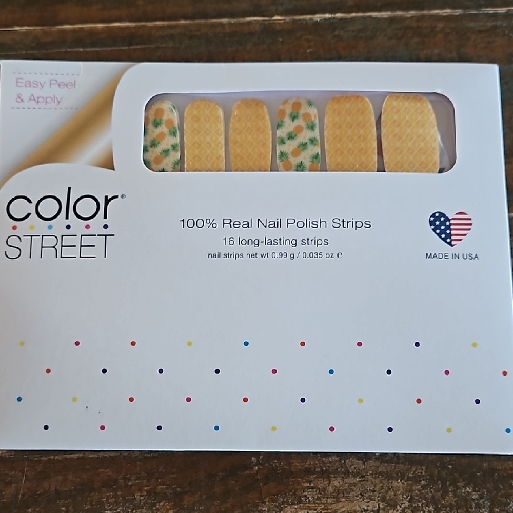Color Street Nail Polish Strips - Yellow and Green